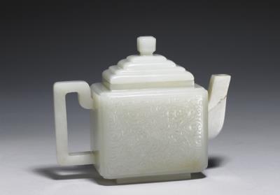 图片[3]-Jade tea pot, Qing dynasty (1644-1911)-China Archive